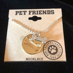 NWT PET FRIENDS DOG NECKLACE 🐶